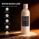 Secret Lover Water-Based Cum Lube Synthetic Semen, Smooth Long-Lasting Thick Creamy Personal Lubricant for Women Men, Natural Ingredients Anal Comfort Lubricants for Privacy, 8 Fl Oz