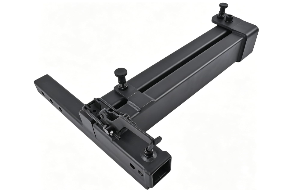 Swing Away Hitch Adapter, 90-Degree Passenger Side Swing Arm, Fits 2-Inch Receiver, 320 LBS Weight Capacity, Hitch Mount Bike Carrier Extension for Cars Trucks SUVs Vans