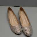 Forever Womens Low Wedge Heel Peep Toe Wedding Party Dress Sandals Shoes, Size 10