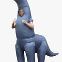 Morph Inflatable Diplodocus Costume Blow Up Halloween Costumes for Adults