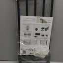 Retractable Short Dog Door - Metal Pet Gates, Puppy Playpen Expandable Indoor Gate | Flexible and Adjustable Pet Guard Gate with Anti Slip Pads, Installation Retractable Dog Stairs Gate (Black 2)