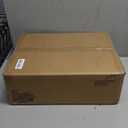 Masupu Nightstand,Mid-Century Modern Bedside Table with 2 Storage Drawer,Small Gold Frame Side End Table for Bedroom,Living Room, White