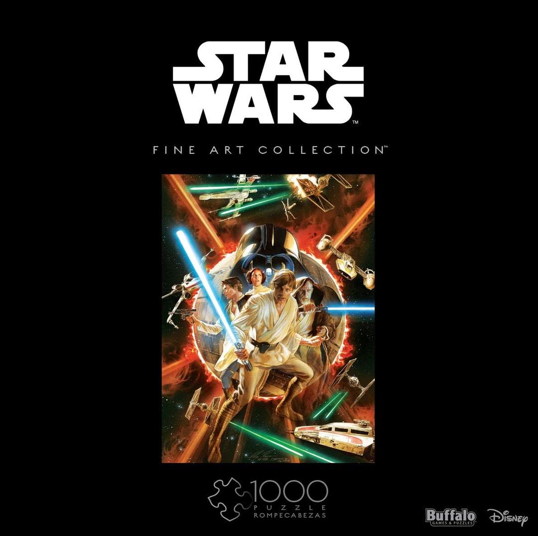 Buffalo Games - Star Wars - Comic Variant Cover - 1000 Piece Jigsaw Puzzle for Adults -Challenging Puzzle Perfect for Game Nights - Finished Size is 26.75 x 19.75