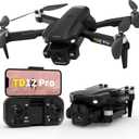 Drone with Camera 4K, Drones for Adults Level 3 Wind Resistance Optical Flow Positioning Brushless Motor 90 Electrically Adjustable Foldable RC Quadcopter for Beginners, TD12Pro