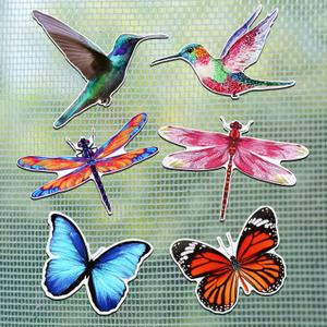 Konohan 12 Pcs Screen Door Magnets Butterfly Hummingbird Dragonfly Double Sided Flexible Decorative Retractable Protector Screen Magnetic Stickers Decals for Sliding Patio Door Gifts(Stylish Style)