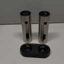 Salt and Pepper Grinder Set Electric,Rechargeable Salt and Pepper Shakers Stainless Steel with USB C Dual Charging Base,Upgraded Large Capacity,Adjustable Coarseness,LED Light,Ideal for Mom