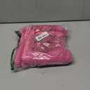 Soleebee Set of 2 Throw Pillow Covers Soft Cozy Velvet Pillowcase Faux Rabbit Fur Cover for Couch Sofa Bed Chair Home Decorative Pillows Cover (12x20 Inch, Pink)