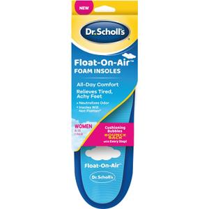 Dr. Scholl's Float-On-Air Comfort Insoles, Women, 1 Pair, Full Length (Dark Blue) Dr. Scholl's Float-On-Air Comfort Insoles, Women, 1 Pair, Full Length (Dark Blue)