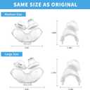 2 Pack Replacement Nasal Pillow Cushion for ResMed Airfit P10, Medium, Compatiable with Orignal Airfit P10 Frame, Replacement Nasal Pillow CPAP Mask Cushion, Soft & Durable