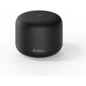 Bobtot Portable Bluetooth Speakers with Strap Easy to Carry, Wireless IPX5 Waterproof Mini Speaker with Loud Stereo Sound, 20 Hours Playtime, Rechargeable Battery, Built-in Microphone, Black Bobtot Portable Bluetooth Speakers with Strap Easy to Carry, Wireless IPX5 Waterproof Mini Speaker with Loud Stereo Sound, 20 Hours Playtime, Rechargeable Battery, Built-in Microphone, Black