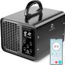 Airthereal MA10K-PRO SMART WiFi Ozone Generator - High Ozone Output Capacity Ozonator- Odor Remover, Deodorizer, Sterilizer - Adjustable Output and Timer Settings for Any Size Room - Black