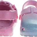 Josmo Kids Soft Glitter Clogs Girls Slides Slippers Indoor Outdoor Summer Beach Pool Sandals (Size 5-10 Toddler)