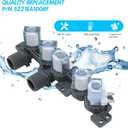5221EA1008F AJU73213301 LG Washer Water Inlet Valve AJU75152601 2025 Upgrade for Kenmore WT5680HWA WT7200CW WT5170HV WT4970CW WT1201CW, Replaces 5221EA1008F AP6308239 TAW35618287 PS3527446