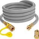Westinghouse 15Foot Natural Gas Hose with Adapter, 1/2Inch Diameter, For Westinghouse Tri Fuel Generators