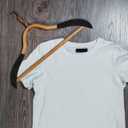 DOITOOL 10Pcs Velvet Hangers Shoulder Form Hanger Shoulder Pads Black Protectors 0.2 Inch Wide Non-Slip Shaper for Velvet Flocking s