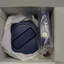 Kids Water Bottle with Straw, 14ated Stainless Steel Tumbler, Leak-Proof Locking Lid for School, Lunchbox, Outdoor Sports, Case with Shoulder Strap(1 Pack, Midnight Mint)