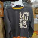 GUESS Boys Long Sleeve T-Shirt, Magnetic, 6 (Gray)