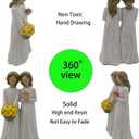 Sister Figurines Forever Bond Sunflower & Apple Decor Birthday/Mothers Day/National Sister Day Gift