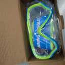 Swim Goggles Kids 6-14, Diving Mask No Tangle StrapWater Goggles Nose Cover for JR / Youth