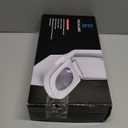 Ultra-Slim Bidet Attachment, Posterior&Feminine Wash-(Retractable Dual Nozzles), Non-Electric Bidet Attachment for Toilet Seat, Adjustable Fresh Cold Water Pressure, Stainless Steel Inlet (White)