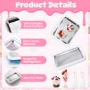 2 Sets Instant Ice Cream Roller Maker DIY at Home Rolled Ice Cream Maker Homemade Frozen Yogurt Tray for Family Gathering Party Supplies