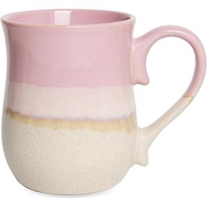 Bosmarlin Large Ceramic Coffee Mug, 20 Oz, Big Tea Cup for Office and Home, Dishwasher and Microwave Safe (Pink, 20 Oz)