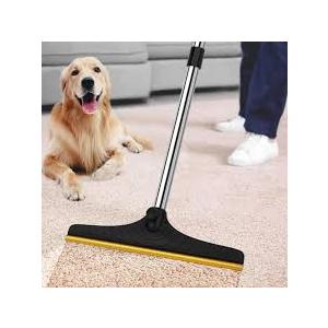 BLand Carpet Rake for Pet Hair Removal, Reusable Pet Hair Removal Tool Cat Dog Hair Remover with 60” Long Adjustable Handle, Carpet Brush Carpet Scraper Pet Hair Remover Broom