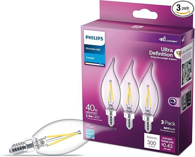 Philips Led 40W B11 E12 3pack