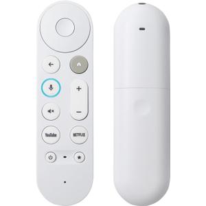 New Replacement Google TV Streamer 4K Voice Smart Remote Control, Voice Search Remote with Buzzer, Compatible with Google Streamer 4K, Chromecast Google TV