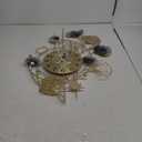 Large Wall Clocks for Living Room,Silent Non Ticking,Battery Operated Oversized Round Modern Wall Clock for Bedroom,Farmhouse,Office Wall Decor-17.7x29.97Inch(Golden)