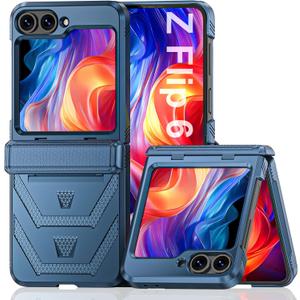 YWXTW for Samsung Galaxy Z Flip 6/Z Flip 7 FE Case with Hinge Protection, Full Body Slim Shockproof Matte Phone Case Cover for Galaxy Z Flip 6/Z Flip 7 FE Accessories
