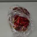 Janinka 12 Pcs Burgundy Long Velvet Bow Ornaments Christmas Swag 23.5x15.5 Inch Vintage Large Velvet Christmas Staircase Wreath Bows Tree Topper Bows Large Bow for Outdoor (Wine Red)