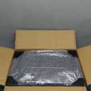 6 Pack Upgrade Harder Shoe Organizer, Shoe Storage with Magnetic Front Door, Clear Shoe Boxes Foldable Space-Saving Shoe Rack for Sneaker Boot Container, Black