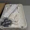 Baby Diaper Caddy, Plastic Movable Cart for Newborn Nursery Essentials Diaper Storage Caddy Organizer for Changing Table & Crib, Easy to Assemble, Beige