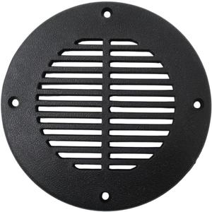 JSP Manufacturing Floor Drain and Vent Cover - Black, 4"