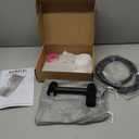 Handheld Bidet Sprayer for Toilet with Hot and Cold Water, Matte Black Stainless Steel Warm Water Round Bidet Spray Attachment Set