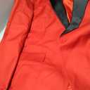 TUXBURNTXZ Black and Red Suit for Men Tuxedo Suit Slim Fit Double Breasted Suit XL