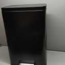EKO Madison Matte Black 50 Liter/13.2 Gallon Step Trash Can with Inner Liner - Fingerprint Resistant Finish
