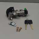 Ignition Switch Lock Cylinder with 2 Keys Compatible with Honda Civic 1.7L 2001 2002 2003 2004 2005 Compatible with Honda Civic 1.3L 2003 2004 2005 (with Chip) Replace 35100-S5A-A82