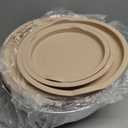 Umite Chef Mixing Bowls with Airtight Lids Set, 8PCS Stainless Steel Khaki Nesting Bowls with Grater Attachments, Kitchen Bowls with Non-Slip Bottoms, Size 5, 4, 3.5, 2, 1.5QT for Mixing & Serving