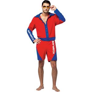 Mens Baywatch Lifeguard Halloween Costume