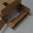 Changshade 6 Pack Temporary Shades, Pleated Paper Blinds for Indoor Windows Cut to Size Adhesive Paper Shades No Tools No Drilling for Office, Bedroom, Living Room,36" W x 72" H,White