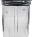 Juicer Personal Jar 18oz Cup with To Go Lid with Blender Combo Easy Twist Extractor Blade, Compatible with NutriBullet Blender Combo/PRO 1000/ Select Blender (1pcs 18oz Cup + 1pcs Lid + 1pcs Blade)
