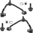 ASTARPRO 2WD 4pcs Front Upper Control Arm + Lower Ball Joint Compatible with Ford F-150 F-250 Expedition Lincoln Navigator Blackwood K8726 K8728 K8695