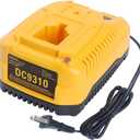 Biswaye DC9310 Charger Compatible with De-Walt 18V XRP NiCad NiMh DC9096 DC9098 DC9099 DW9099 DW9072 DW9057 DW9091 DW9094 DC9071 DW9062 DC9091 Power Tool Battery Charger