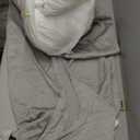 Plufl Hugl Cooling Body Pillow for Adults Made with CloudSupport Fill | U Shaped Maternity Pillows Great for Side Sleepers & Pregnant Women | Washable Cover | Grey (Standard)