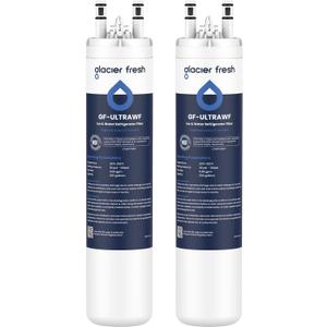 GLACIER FRESH Replacement for Frigidaire ULTRAWF,Pure Source Ultra, Kenmore 9999, 469999, 46-9999, A0094E28261 Refrigerator Water Filter,Pack of 2