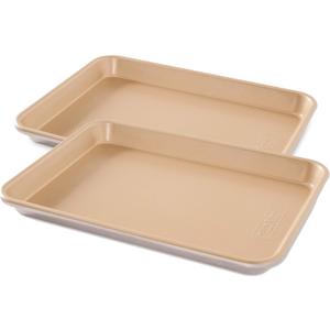Nordic Ware Naturals Nonstick Quarter Sheet, 2 Count (Pack of 1)
