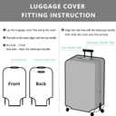 Travelkin Luggage Covers For Suitcase Tsa Approved,Suitcase Cover Protector Fit 26-28 Inch Luggage
