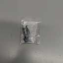 2 Pack Deep Carry Pocket Clips with 4 Pieces Screws, Stainless Steel Pocket Knife Clip Replacement for Benchmade Bugout 535 and More, Anodized Finish, Black